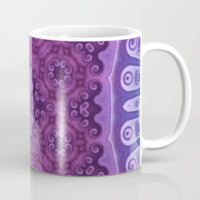 Pink and Purple Deep Square Coffee Mug