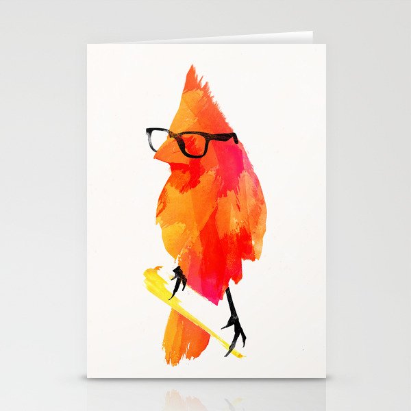 Punk bird Stationery Cards