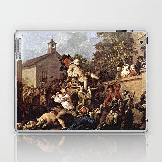 William Hogarth, The humours of an election 1 Laptop & iPad Skin
