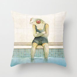 Frog Throw Pillow