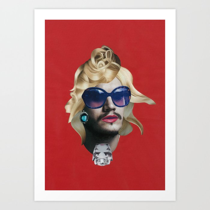 Emile Hirsch as a natural blonde Art Print
