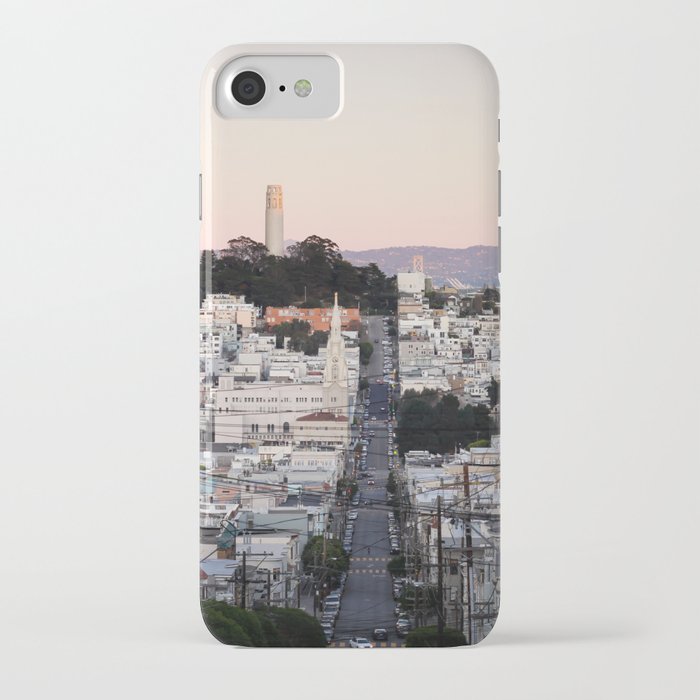 Coit Tower at Twilight iPhone Case