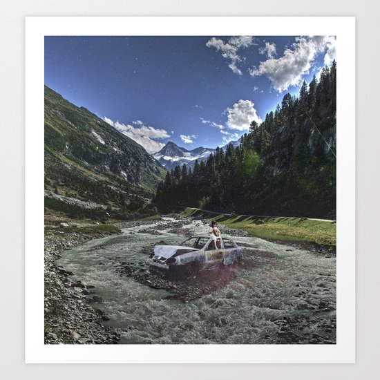 Gabriela's Robin Dream Art Print