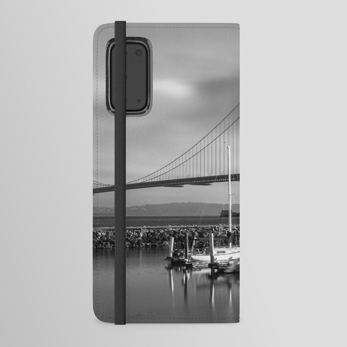 Sailboats bw Android Wallet Case