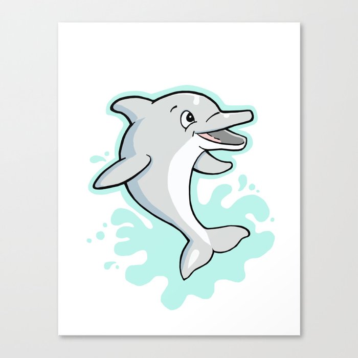 dolphin  Canvas Print