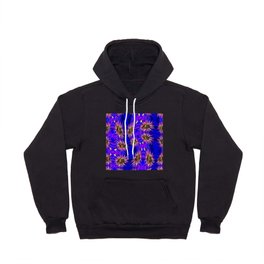 Colorful clematis pattern Hoody