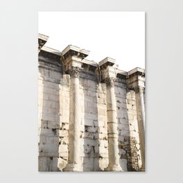 Hadrian's Library Columns #1 #wall #art #society6 Canvas Print