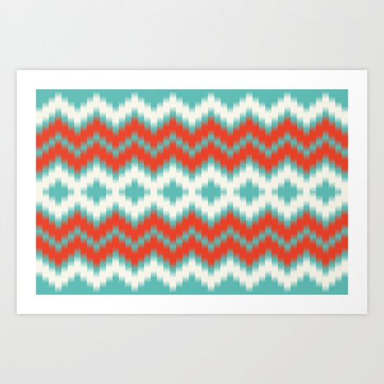 Ikat Art Print