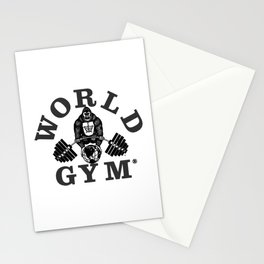 world gym Stationery Card