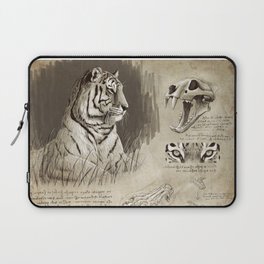 Vintage siberian tiger study Laptop Sleeve