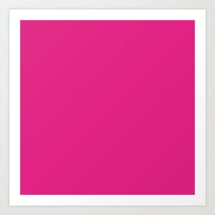 Hot Pink Elegance Art Print