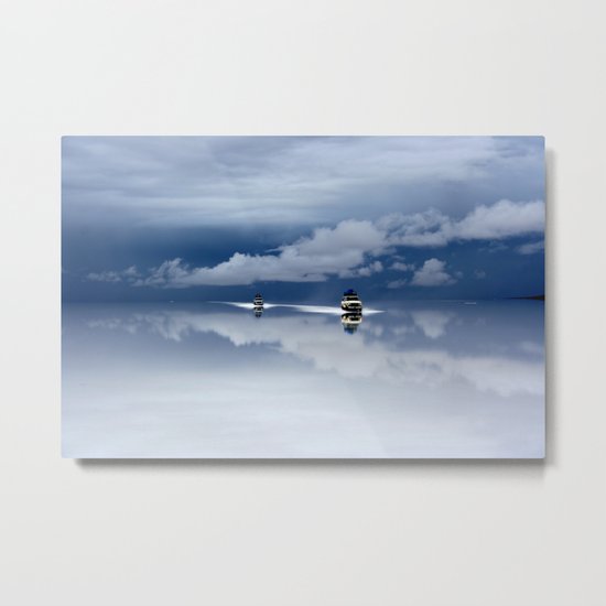 Traveling through the sky Metal Print