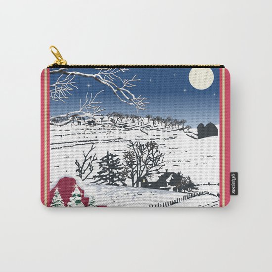 Silent Winter Night Silhouette Carry-All Pouch