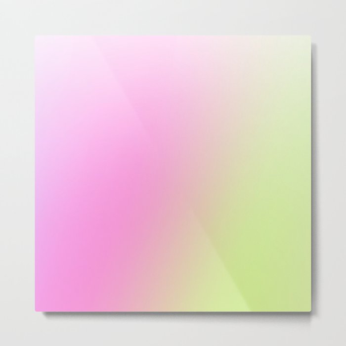 9  Gradient Aura Ombre 220406 Valourine Digital  Metal Print