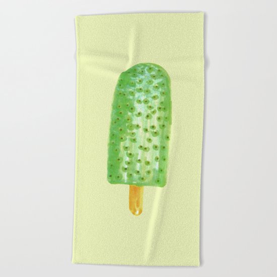 Dangerous Popsicle 2 #society6 #decor #buyart Beach Towel
