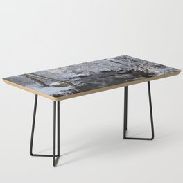 Scottish Highlands Snow River  Coffee Table
