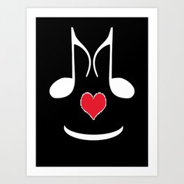 A VALENTINE'S DAY GIFT FOR MUSIC LOVERS WORLDWIDE Art Print | Music, Funny, Photo, Love 
