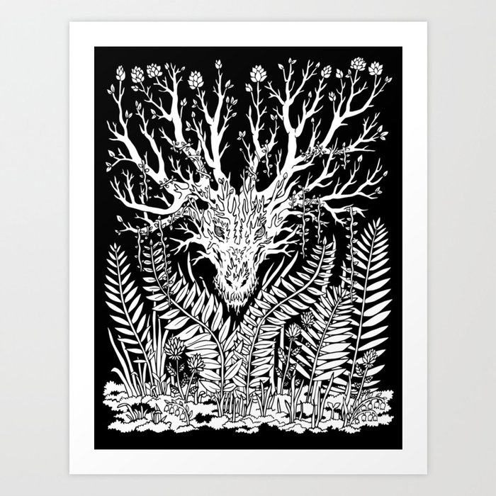 Forest Dragon Art Print