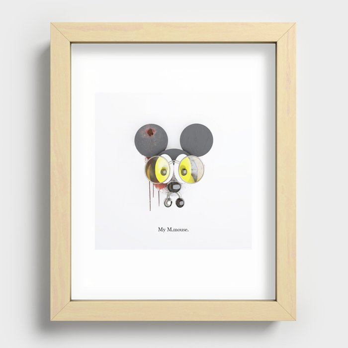 My M.Mouse Recessed Framed Print