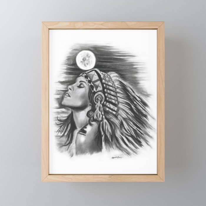 Woman Spirit Framed Mini Art Print