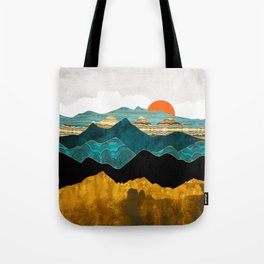 Turquoise Vista Tote Bag