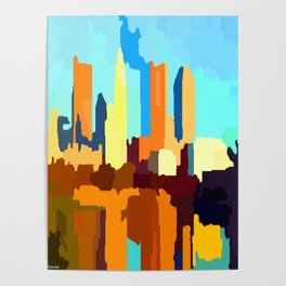 Columbus Ohio Skyline Poster