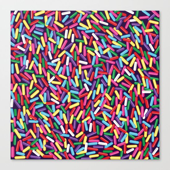 Encrusted With Sprinkles Canvas Print