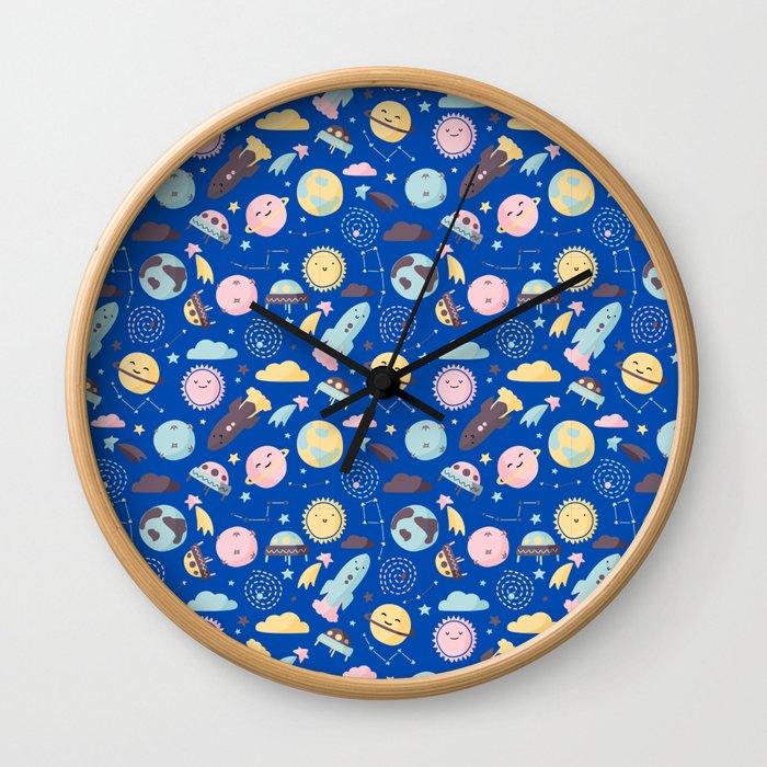 Space lovers for kids Wall Clock