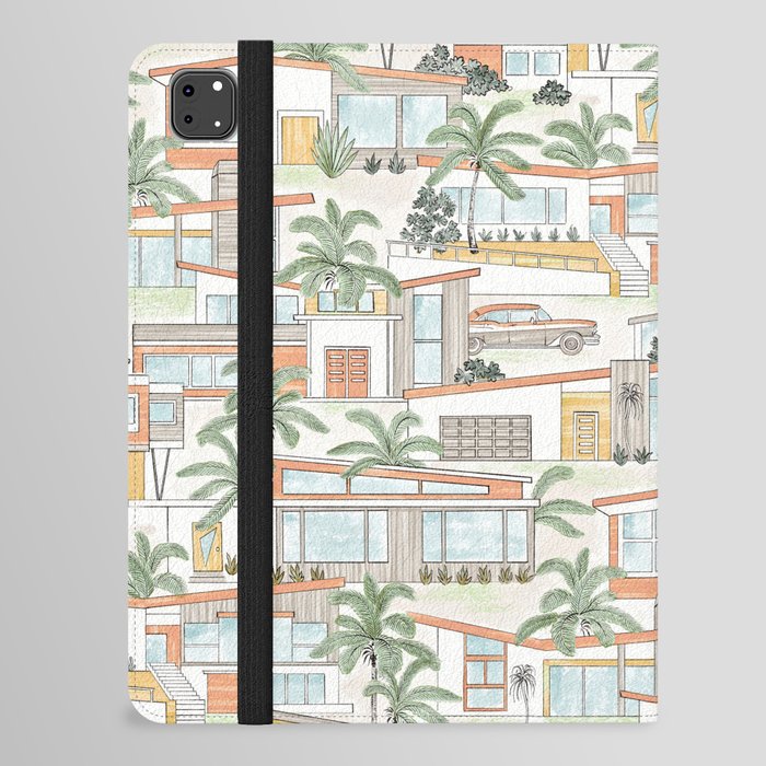 Mid-century architecture Palm Springs iPad Folio Case