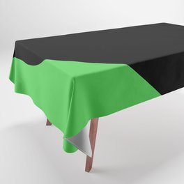 Heart (Black & Green) Tablecloth