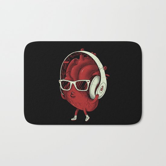 heartBEAT Bath Mat