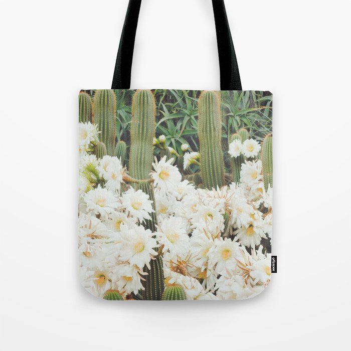Cactus and Flowers Tote Bag