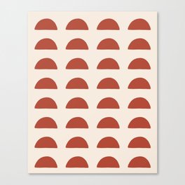 A Thousand Sunsets - Midcentury Modern Pattern Canvas Print