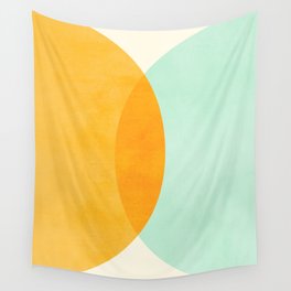 Spring Eclipse Abstract Shapes Series Wall Tapestry
