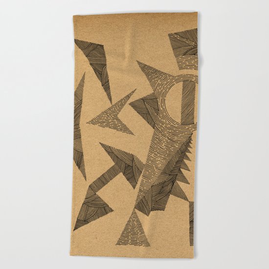 - silence - Beach Towel