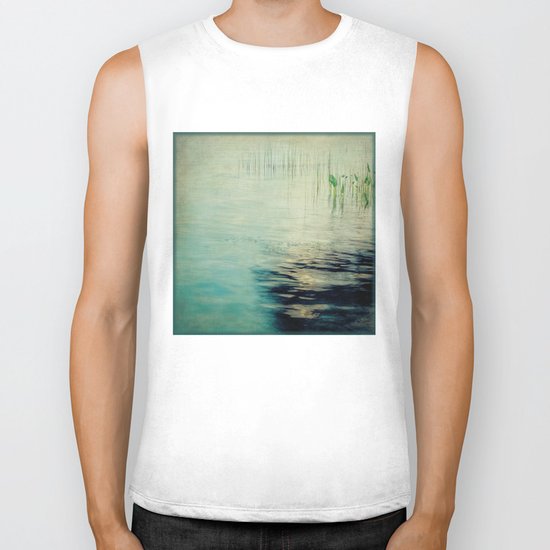 in the reeds Biker Tank