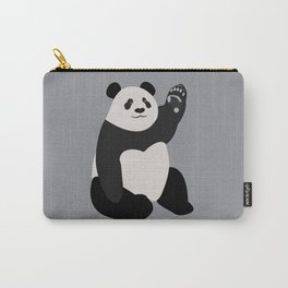 Waving Panda Bear Carry-All Pouch | Pattern, Pandamasks, Pandas, Pandaartprints, Pandapillows, Pandamugs, Pandabear, Pandabeachtowels, Pandayogamats, Painting 