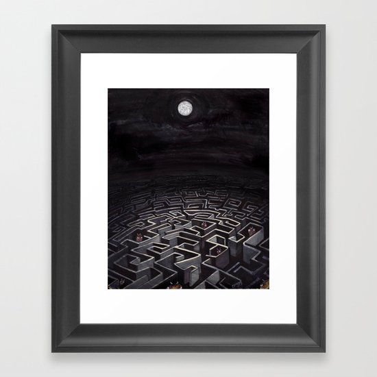 Labyrinth Framed Art Print