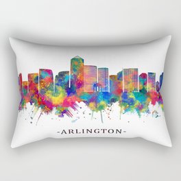 Arlington Virginia Skyline Rectangular Pillow
