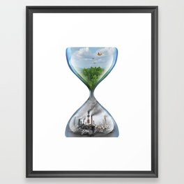 Climate Change Environmental Global Warming Framed Art Print