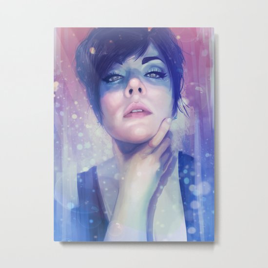 Drowning Metal Print