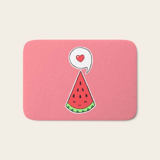 Watermelon 2 Bath Mat