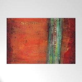 Abstract Copper Welcome Mat
