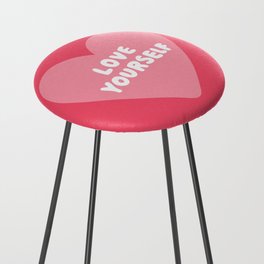 Love Yourself Counter Stool