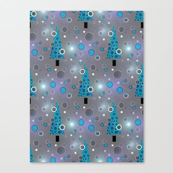 Blue Christmas Canvas Print