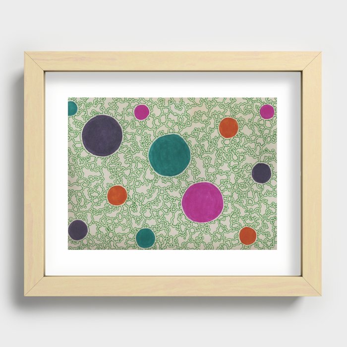 Wormholes Recessed Framed Print