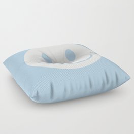 Happy Thoughts Baby Blue Floor Pillow