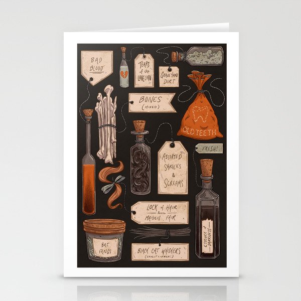 Spooky Apothecary Stationery Cards