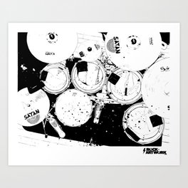 for all drummers Art Print