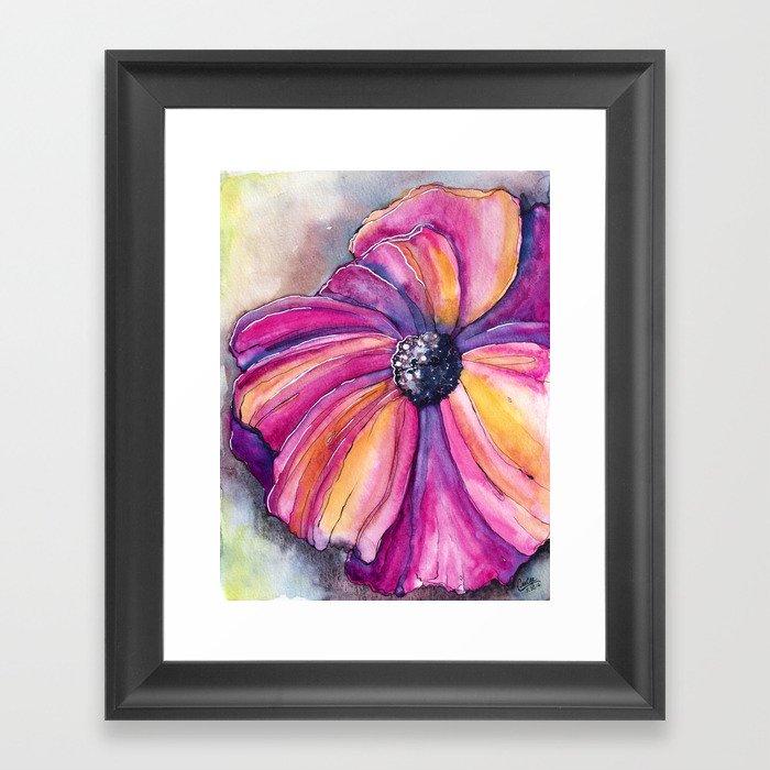 bold and bright Framed Art Print